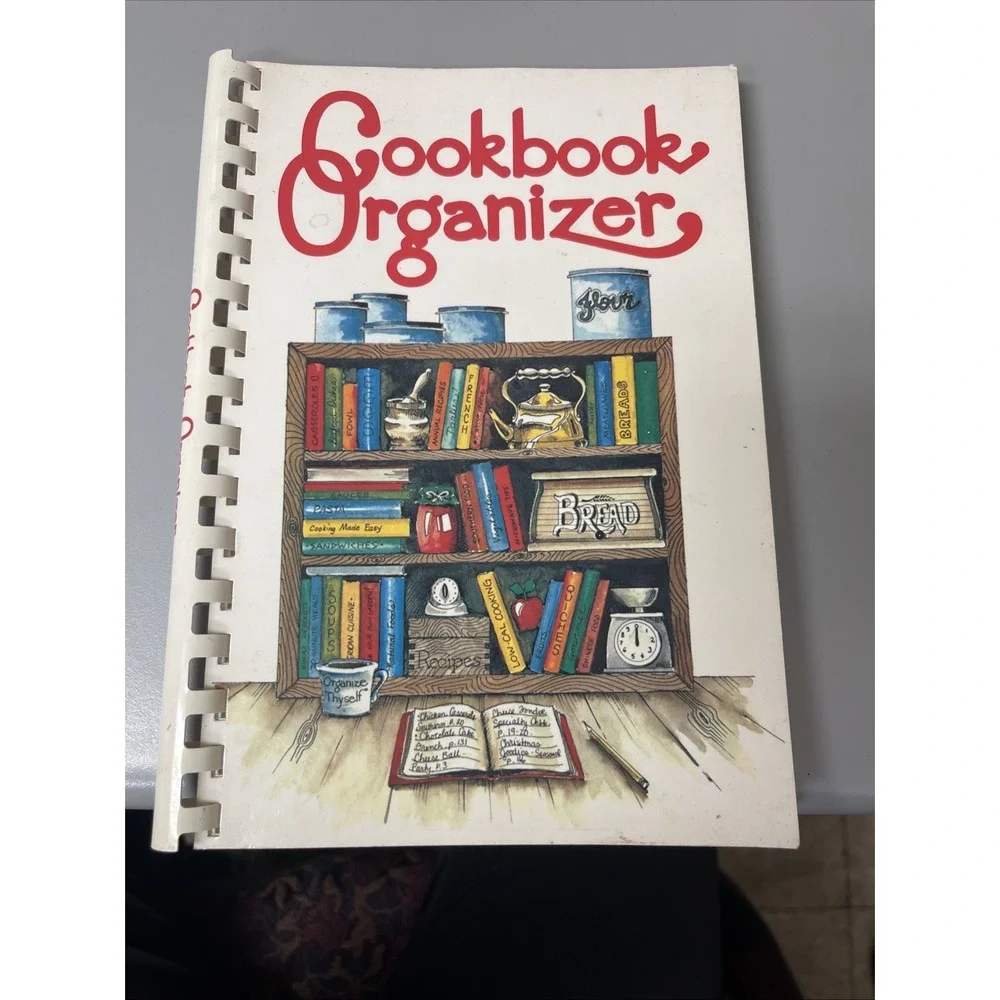 Vintage‎ Cookbook Organizer The Where To Look Book Dot Gibson Spiral PB 1982